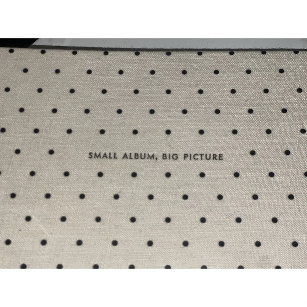 Kate Spade White Small Album Big Picture 4 x‎ 6 Photo Album Black Polka Dots